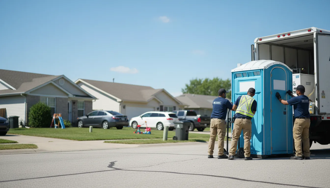 Standard Porta Potty Rentals in West Des Moines, IA near me